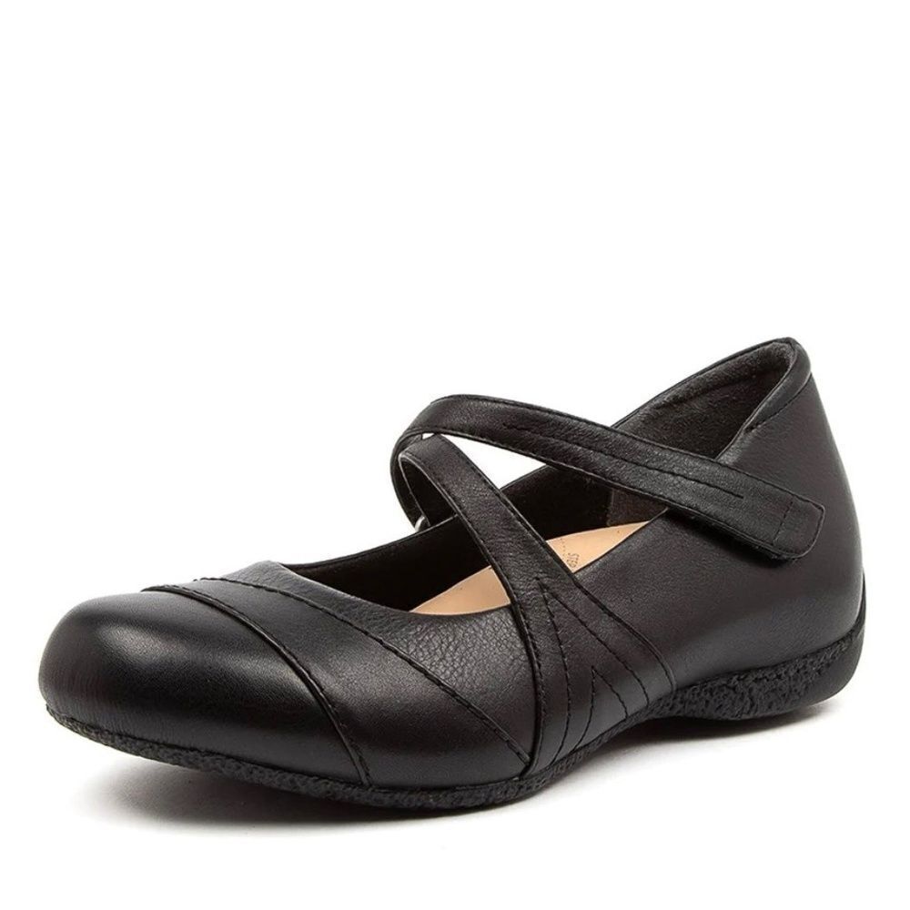 Ziera Gummibear Black Leather Mary Janes‎ Sz 42/11.5